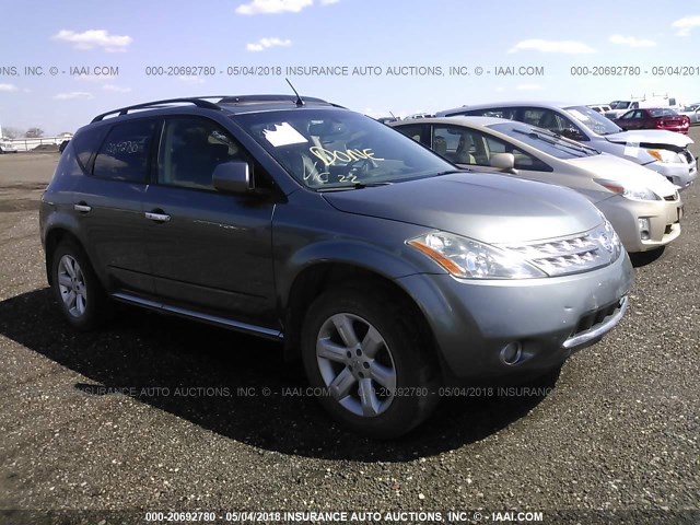 JN8AZ08W37W635311 - 2007 NISSAN MURANO SL/SE/S GRAY photo 1