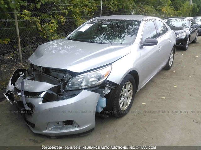 1G11A5SL7EF230007 - 2014 CHEVROLET MALIBU LS SILVER photo 2