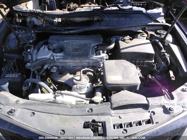 4T1BF1FKXCU604086 - 2012 TOYOTA CAMRY SE/LE/XLE BLACK photo 10