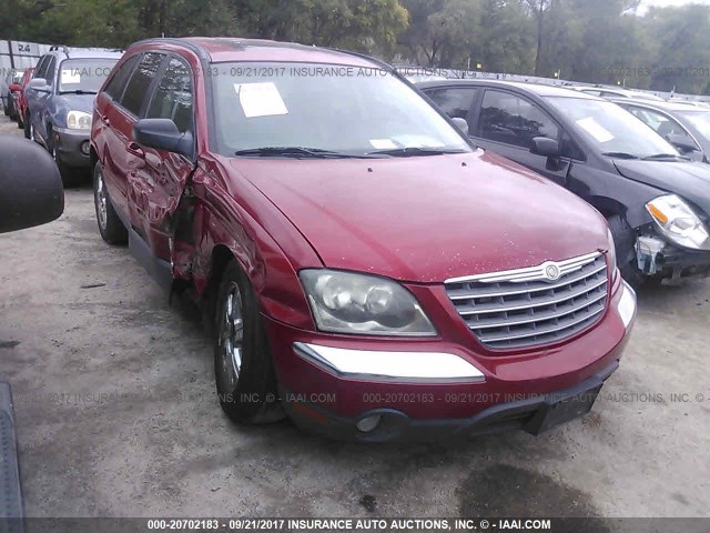 2C8GF68405R661756 - 2005 CHRYSLER PACIFICA TOURING RED photo 6