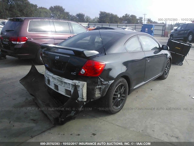 JTKDE177770216085 - 2007 TOYOTA SCION TC 黑色 照片 4