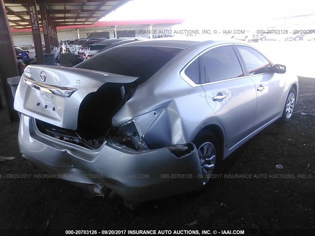 1N4AL3AP5FC428507 - 2015 NISSAN ALTIMA 2.5/S/SV/SL SILVER photo 4