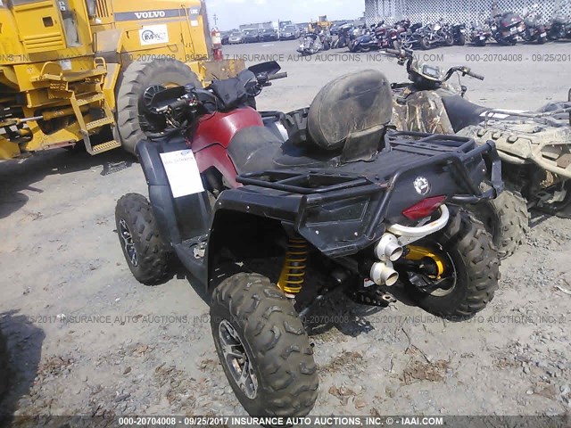 3JBEWCN14CJ001262 - 2012 CAN-AM OUTLANDER 800R X MR RED photo 3