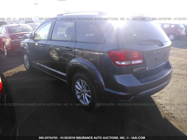 3C4PDDBG8FT566455 - 2015 DODGE JOURNEY SXT GRAY photo 3