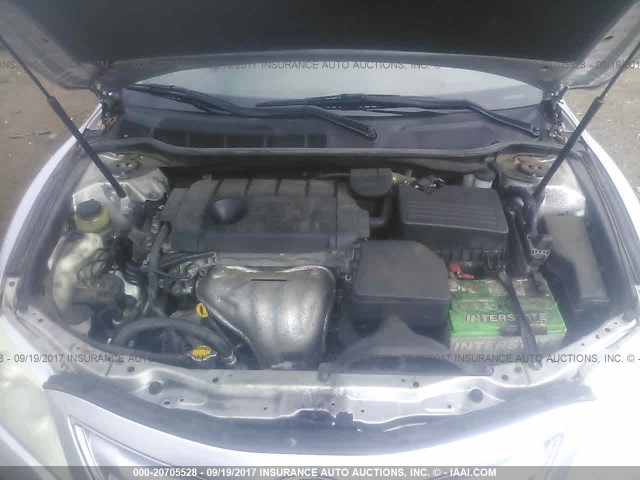4T1BF3EK9BU712694 - 2011 TOYOTA CAMRY SE/LE/XLE 银色 照片 10