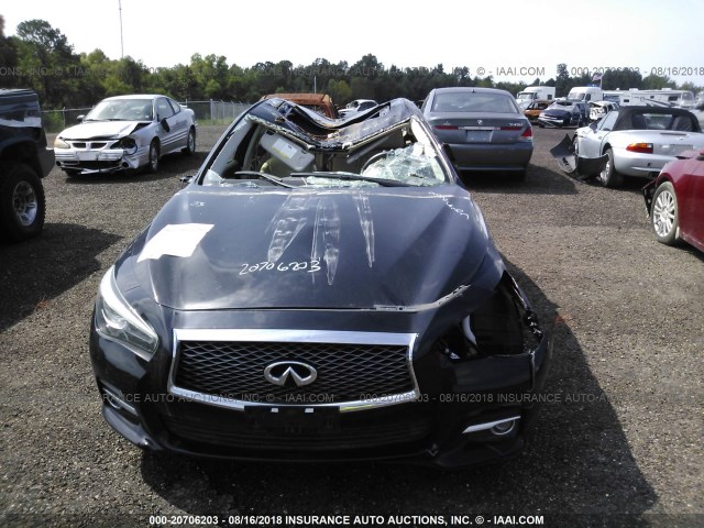 JN1BV7AP2EM672420 - 2014 INFINITI Q50 PREMIUM/SPORT BLACK photo 6