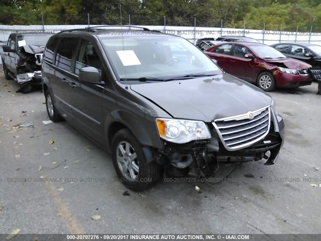 2A4RR5DX8AR207237 - 2010 CHRYSLER TOWN & COUNTRY TOURING GRAY photo 1