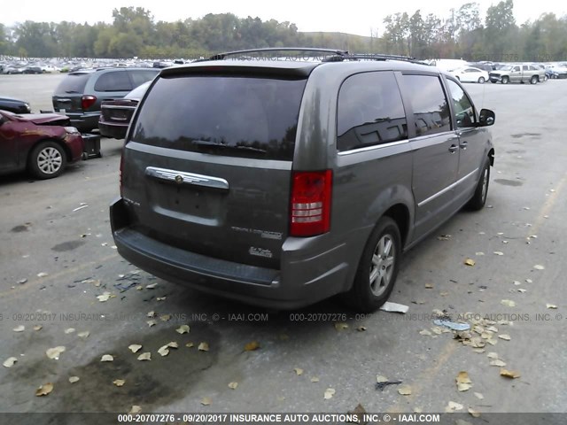 2A4RR5DX8AR207237 - 2010 CHRYSLER TOWN & COUNTRY TOURING GRAY photo 4
