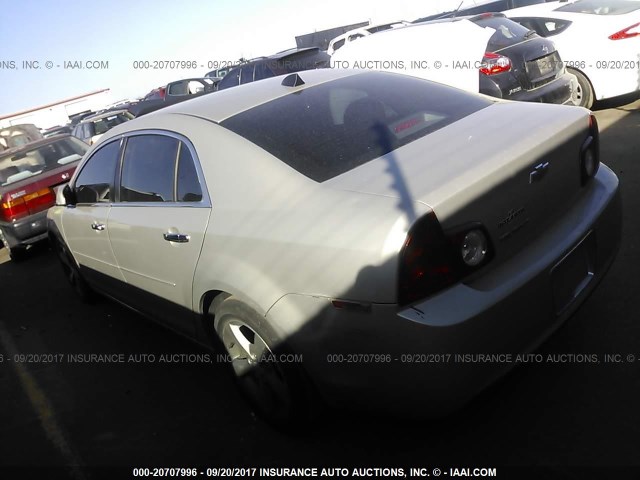 1G1ZC5E0XCF267967 - 2012 CHEVROLET MALIBU 1LT 金色 照片 3