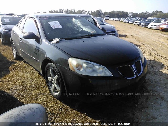 1G2ZG58N474209183 - 2007 PONTIAC G6 SE BLACK photo 1