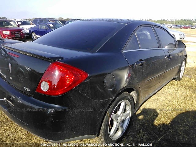 1G2ZG58N474209183 - 2007 PONTIAC G6 SE BLACK photo 4