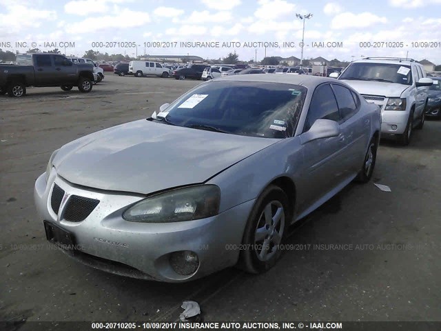2G2WP552X61310882 - 2006 PONTIAC GRAND PRIX SILVER photo 2