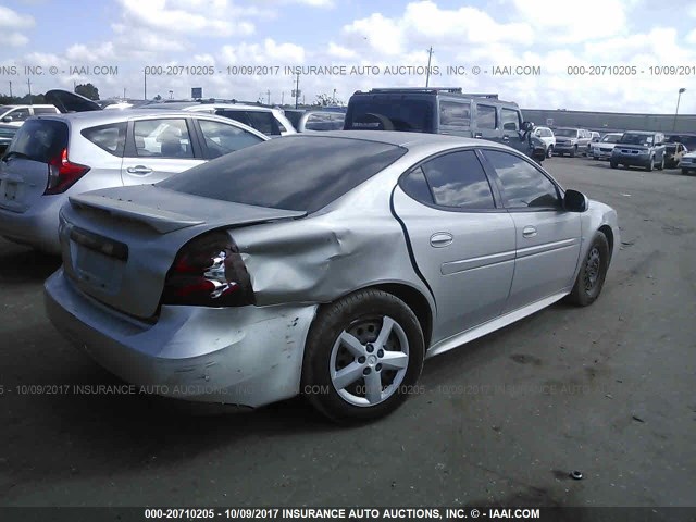 2G2WP552X61310882 - 2006 PONTIAC GRAND PRIX SILVER photo 4