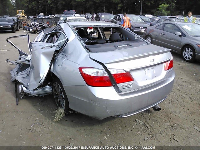 1HGCR2F52EA283375 - 2014 HONDA ACCORD SPORT SILVER photo 3