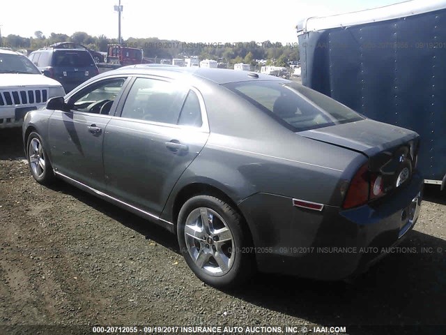 1G1ZH57B594214663 - 2009 CHEVROLET MALIBU 1LT GRAY photo 3