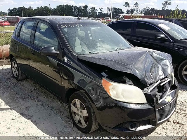 KL1TD66E59B640477 - 2009 CHEVROLET AVEO LS/LT 黑色 照片 1