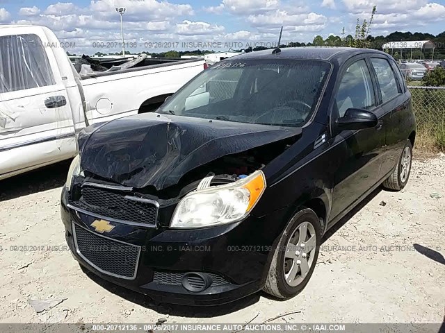 KL1TD66E59B640477 - 2009 CHEVROLET AVEO LS/LT 黑色 照片 10