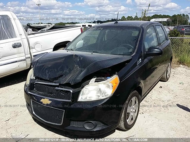 KL1TD66E59B640477 - 2009 CHEVROLET AVEO LS/LT 黑色 照片 6