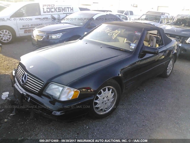 WDBFA67F6WF159243 - 1998 MERCEDES-BENZ SL 500 BLACK photo 2