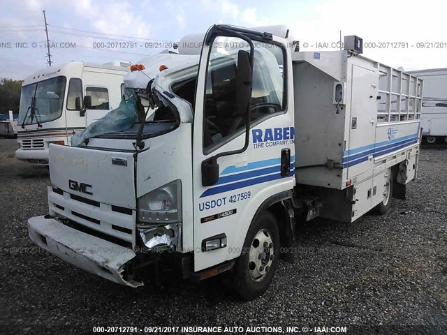 J8DC4W16597000408 - 2009 GMC W4500 W45042 WHITE photo 2