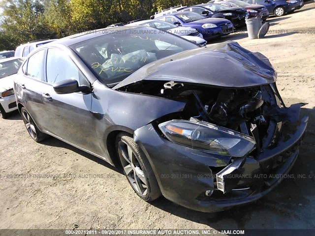 1C3CDFEB5FD276310 - 2015 DODGE DART GT GRAY photo 1