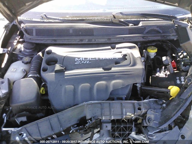 1C3CDFEB5FD276310 - 2015 DODGE DART GT GRAY photo 10