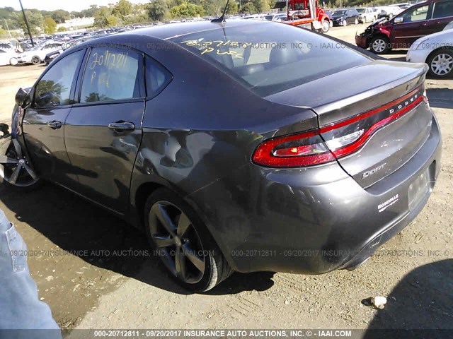 1C3CDFEB5FD276310 - 2015 DODGE DART GT GRAY photo 3