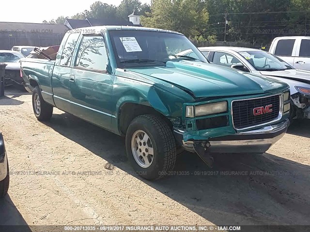 2GTEC19K8R1554847 - 1994 GMC SIERRA C1500 GREEN photo 1