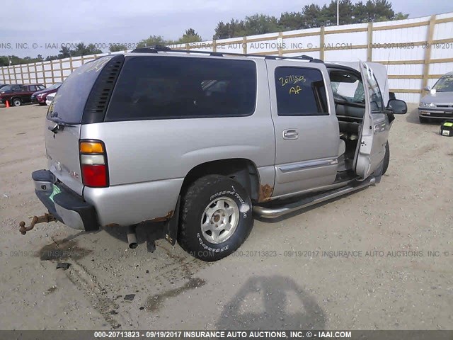 3GKFK16Z64G168182 - 2004 GMC YUKON XL K1500 GRAY photo 4