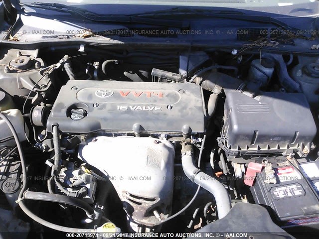 4T1BE32K43U661596 - 2003 TOYOTA CAMRY LE/XLE/SE ნაცრისფერი ფოტო 10