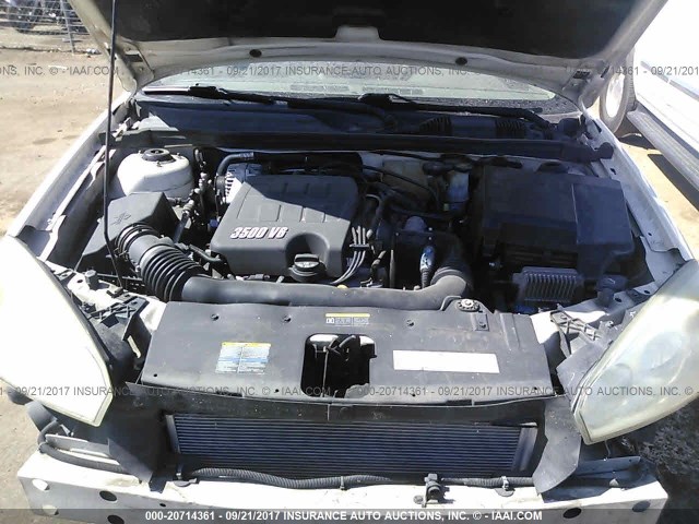1G1ZT54865F333540 - 2005 CHEVROLET MALIBU LS თეთრი ფოტო 10