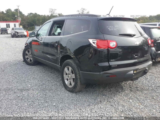 1GNKVGED4BJ236041 - 2011 CHEVROLET TRAVERSE LT BLACK photo 3