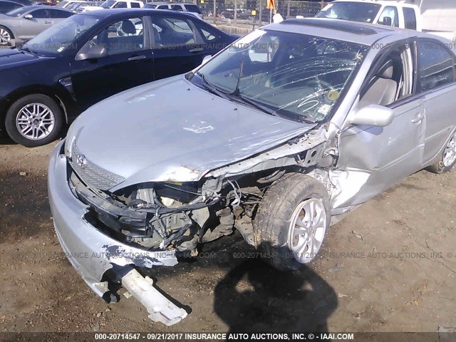 4T1BF32KX4U070171 - 2004 TOYOTA CAMRY LE/XLE/SE SILVER photo 6