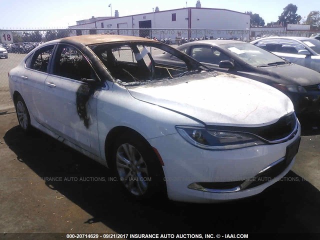 1C3CCCAB6GN107500 - 2016 CHRYSLER 200 LIMITED WHITE photo 1