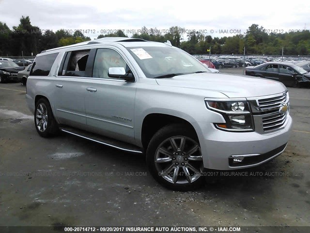 1GNSCJKC8GR279238 - 2016 CHEVROLET SUBURBAN C1500 LTZ SILVER photo 1