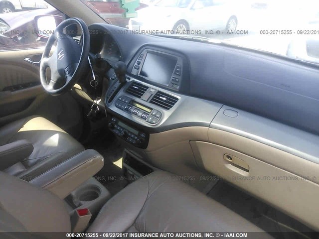 5FNRL38786B062208 - 2006 HONDA ODYSSEY EXL მუქწითელი ფოტო 5