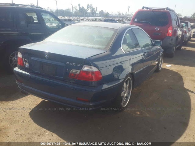 WBABN53471JU23897 - 2001 BMW 330 CI BLUE photo 4