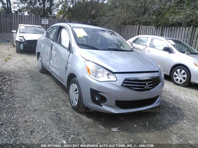 ML32F3FJ8HH003978 - 2017 MITSUBISHI MIRAGE G4 ES ვერცხლისფერი ფოტო 1