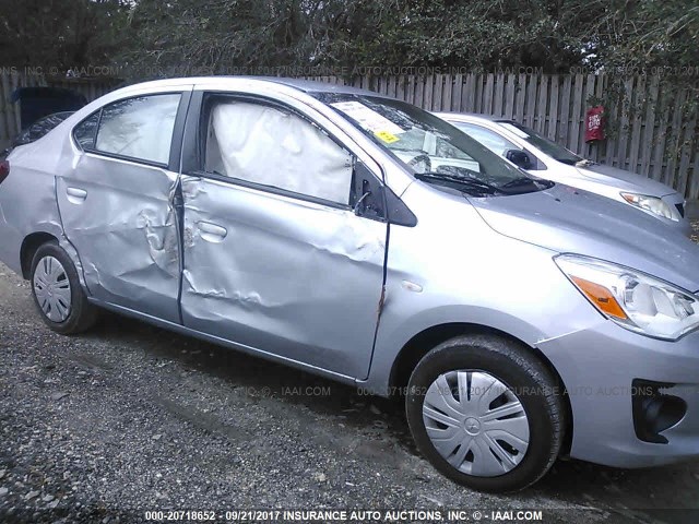 ML32F3FJ8HH003978 - 2017 MITSUBISHI MIRAGE G4 ES ვერცხლისფერი ფოტო 6
