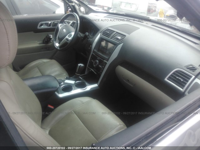 1FMHK8F85BGA63254 - 2011 FORD EXPLORER LIMITED 灰色 照片 5