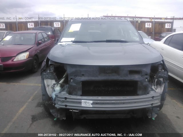 1FMHK8F85BGA63254 - 2011 FORD EXPLORER LIMITED 灰色 照片 6