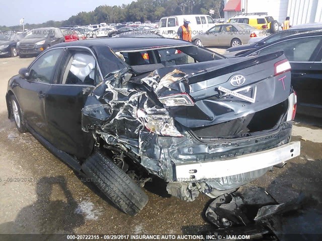 4T1BF1FK4EU315580 - 2014 TOYOTA CAMRY L/SE/LE/XLE 黑色 照片 3