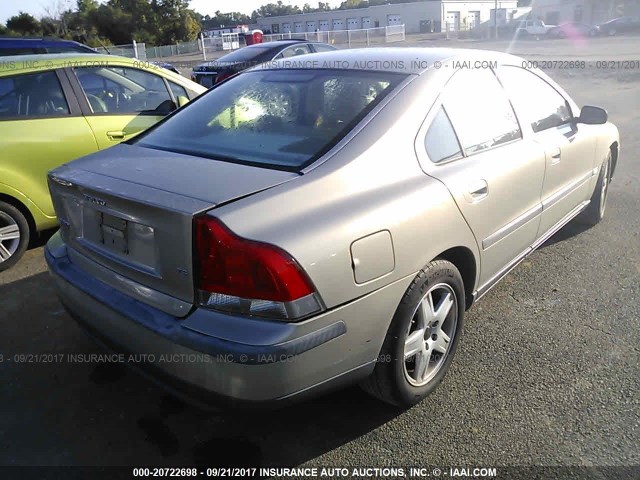 YV1RS53D042345062 - 2004 VOLVO S60 T5 Dark Brown photo 4