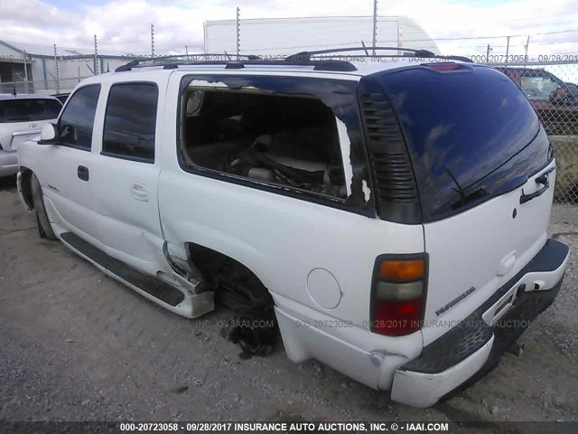 1GKFK66U04J113016 - 2004 GMC YUKON XL DENALI WHITE photo 3