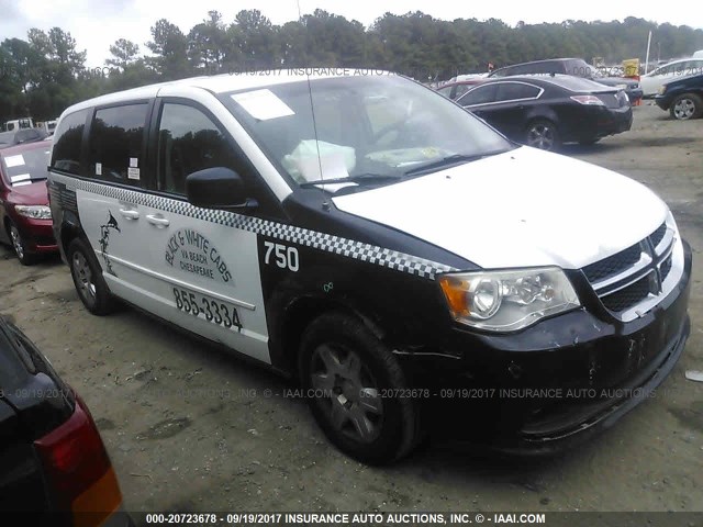 2D4RN4DG1BR771814 - 2011 DODGE GRAND CARAVAN EXPRESS WHITE photo 1