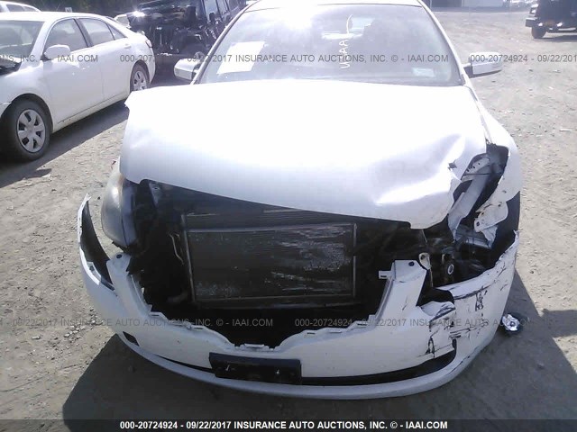 1N4CL21E88C261791 - 2008 NISSAN ALTIMA HYBRID WHITE photo 6