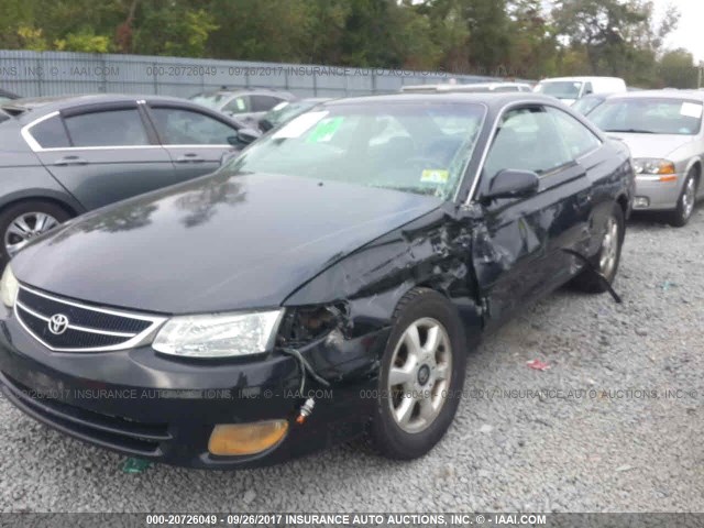 2T1CF28P6YC331143 - 2000 TOYOTA CAMRY SOLARA SE/SLE BLACK photo 2