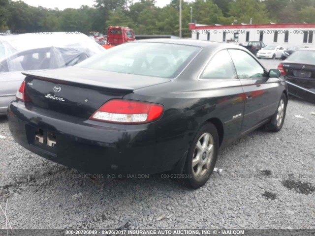 2T1CF28P6YC331143 - 2000 TOYOTA CAMRY SOLARA SE/SLE BLACK photo 4