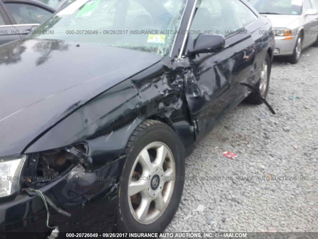 2T1CF28P6YC331143 - 2000 TOYOTA CAMRY SOLARA SE/SLE BLACK photo 6