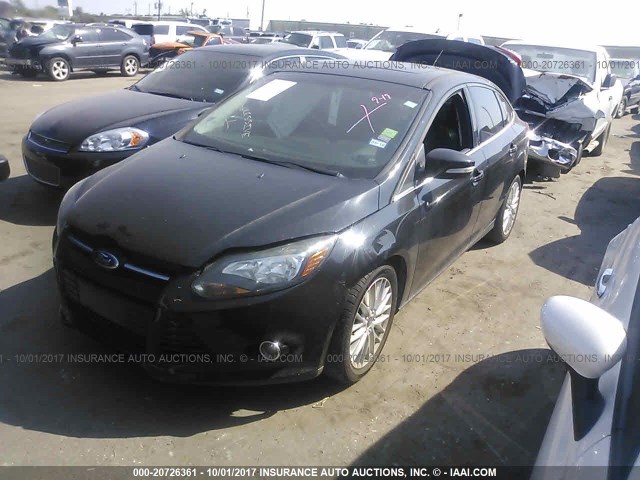 1FADP3J20DL338636 - 2013 FORD FOCUS TITANIUM BLACK photo 2